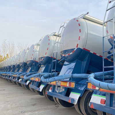 Trasporto di polvere minerale 3 assi 45cbm Cimento semirimorchio Cisterna con asse Fuwa