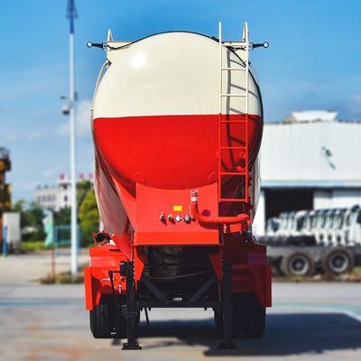 Durabile CIMC HUAJUN 40CBM Serbatoio di cemento in polvere secca a sfuso Portatore 3 assi Cisterna semirimorchio