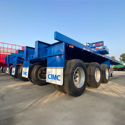JOST 2 velocità tre assi 40ft container semi-camion a pianta piatta in Africa