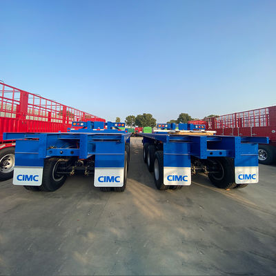 JOST 2 velocità tre assi 40ft container semi-camion a pianta piatta in Africa