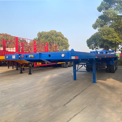 JOST 2 velocità tre assi 40ft container semi-camion a pianta piatta in Africa