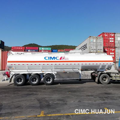 CIMC HUAJUN 3 assi Diesel Tanker Truck Trailers 30000L-60000L Fuel Tank Semi-Trailer