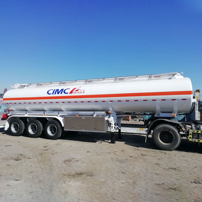 CIMC HUAJUN 3 assi Diesel Tanker Truck Trailers 30000L-60000L Fuel Tank Semi-Trailer