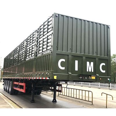 Semi-remorchi con recinzione e traliccia T700/Q345 in acciaio