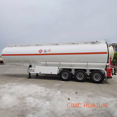 Fuwa 3 assi 45000 litri di combustibile in lega di alluminio o di acciaio inossidabile Cement Tanker Trailers