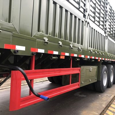 Semi-remorchi con recinzione e traliccia T700/Q345 in acciaio