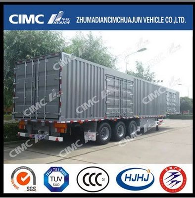 CIMC HUAJUN Semi rimorchio per rimorchio laterale per autocarri in acciaio 13750*2500 CN HEN 50t Ce