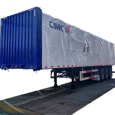 Camion rimorchio 13000 * 2500 * 3320 Acciaio q345 Acciaio per fascio I CIMC HUAJUN Semi rimorchio laterale tenda
