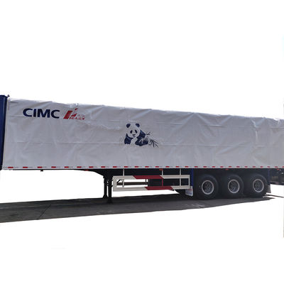 Camion rimorchio 13000 * 2500 * 3320 Acciaio q345 Acciaio per fascio I CIMC HUAJUN Semi rimorchio laterale tenda