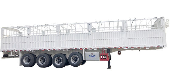 CIMC HUAJUN 60 tonnellate High Side Board Fence Semi Transport Trailer con certificazione CE