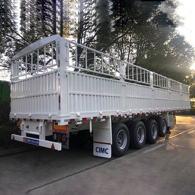 CIMC HUAJUN 60 tonnellate High Side Board Fence Semi Transport Trailer con certificazione CE