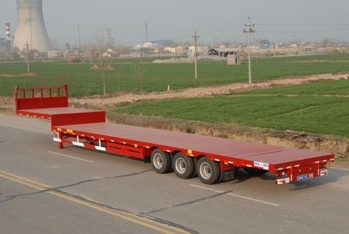 20 a 100 tonnellate di carico utile massimo in acciaio 3 assi semirimorchio a letto basso per il trasporto di attrezzature pesanti
