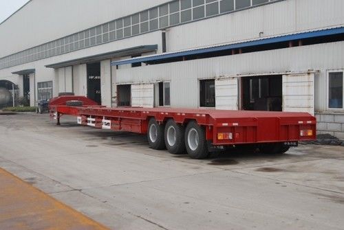 20 a 100 tonnellate di carico utile massimo in acciaio 3 assi semirimorchio a letto basso per il trasporto di attrezzature pesanti