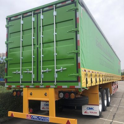50 tonnellate di capacità Thailand Style 40ft Flatbed Container Trailer per carico secco e leggero