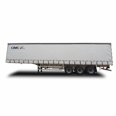 CIMC HUAJUN Trailer Curtain Tensioner 3 Assi 40 ft Drop Deck per il trasporto di merci secche