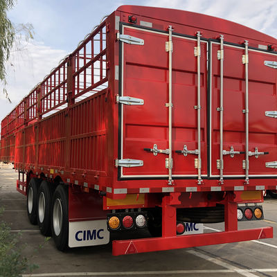 60 tonnellate di rimorchio per autocarri, recinzione, palo di carico, semirimorchio per il trasporto di merci di CIMC HUAJUN