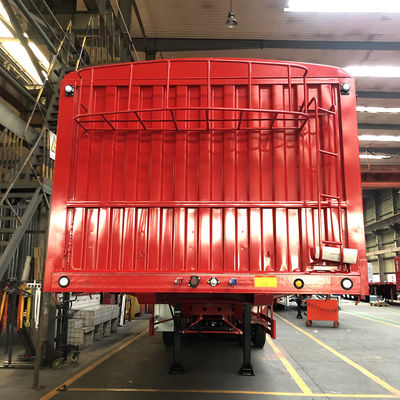 60 tonnellate di rimorchio per autocarri, recinzione, palo di carico, semirimorchio per il trasporto di merci di CIMC HUAJUN