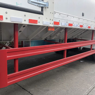 JOST Landing Gear Van Type Trailer Box Trailer 70CBM Semi Trailer per clienti B2B