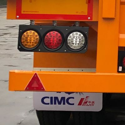 Mercato del Myanmar 3 assi 4 assi semirimorchio da carico piatto con parete laterale e carrello di atterraggio JOST/FUWA 28T