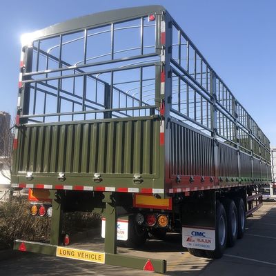 CIMC HUAJUN 3 assi rimorchio camion merci vendite Tare Peso 7,5 tonnellate 13000*2500*3650mm