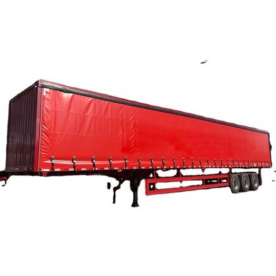 Camion sospensione meccanica semirimorchio laterale a 40 piedi per carico e scarico