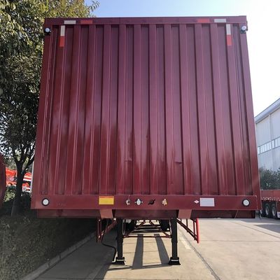 Camion sospensione meccanica semirimorchio laterale a 40 piedi per carico e scarico