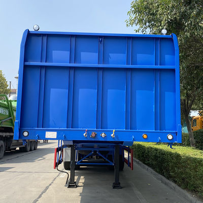Semi-remorco a quattro assi a piatta tela con parete laterale di 1000 mm carico massimo di pneumatici da 60 T 12.00R20
