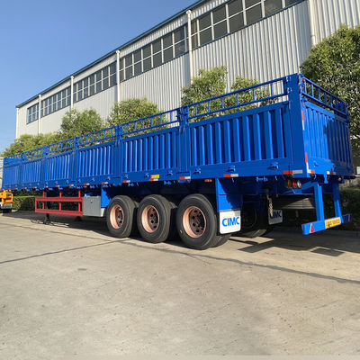 Gruppo CIMC HUAJUN 4 assi Max Payload 60T Container Trailer Fence Cargo Semi-trailer