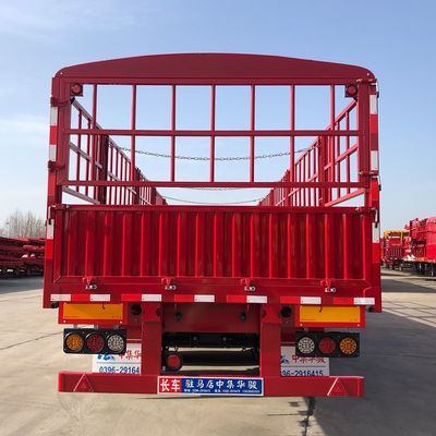 Camion rimorchio Clienti opzionale triasse trasporto merci recinzione tenda semirimorchio