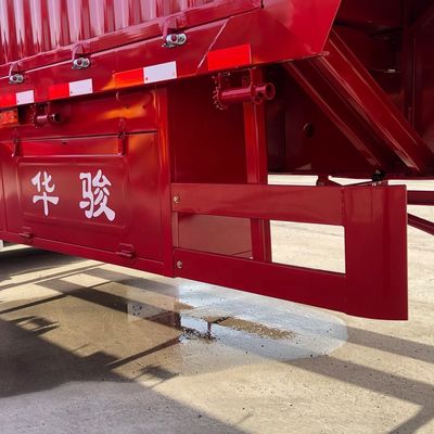 Camion rimorchio Clienti opzionale triasse trasporto merci recinzione tenda semirimorchio
