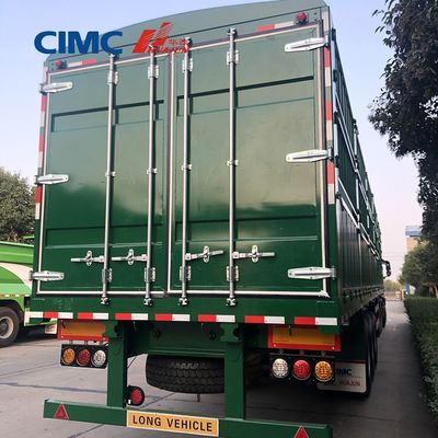 13/16 tonnellate asse triasse recinzione di bestiame carico semirimorchio camion con pneumatico 11.00r20