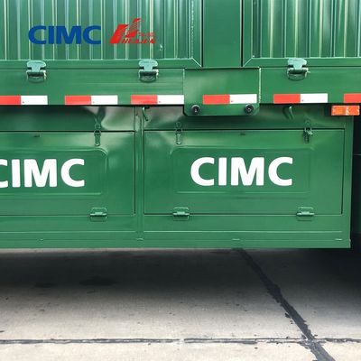13/16 tonnellate asse triasse recinzione di bestiame carico semirimorchio camion con pneumatico 11.00r20