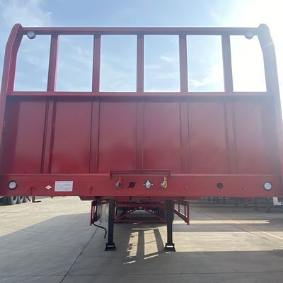 60T Max Payload 3 assi semirimorchio a pianta con porta laterale e recinzione di carico laterale
