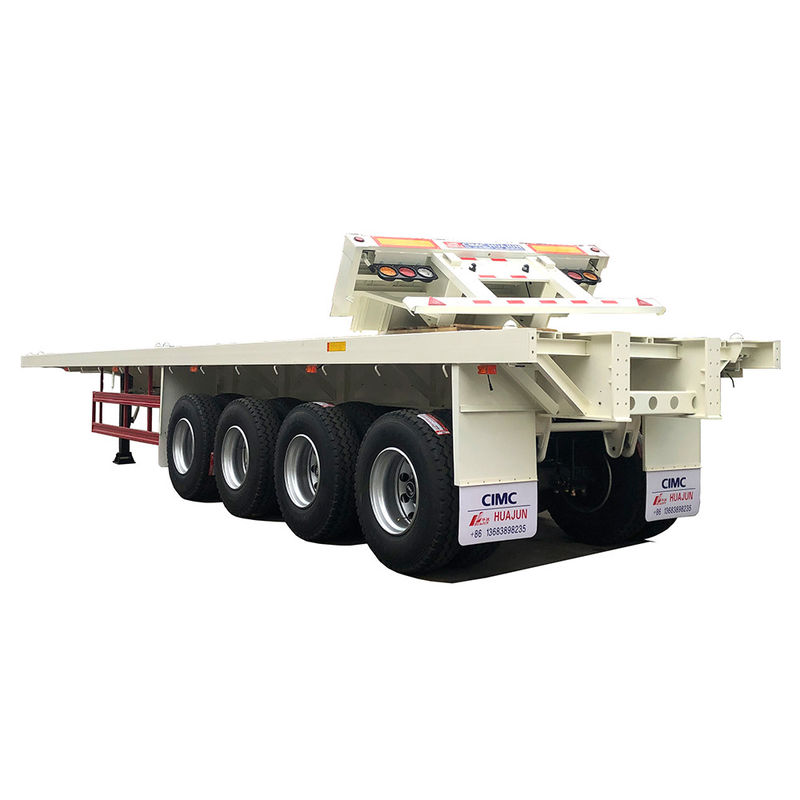 CIMC HUAJUN 4 asse 45ft piattaforma contenitore semirimorchio 13950*2500*1450