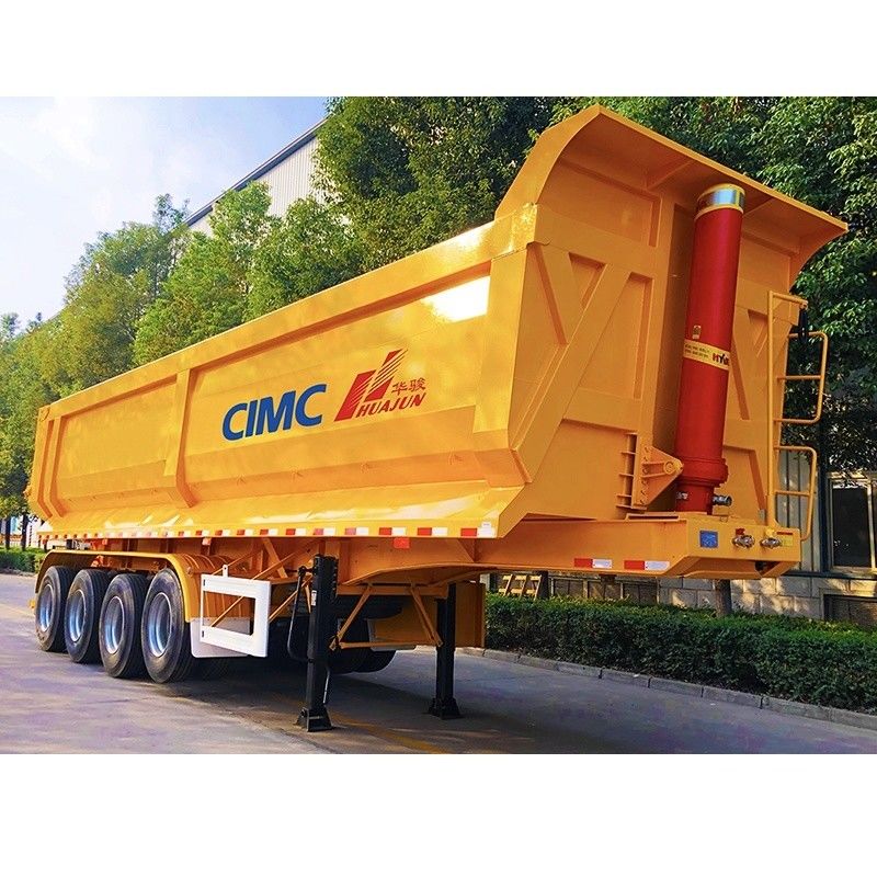 12R22.5 pneumatici a 4 assi rimorchio idraulico per autocarro tip U 38CBM di CIMC HUAJUN
