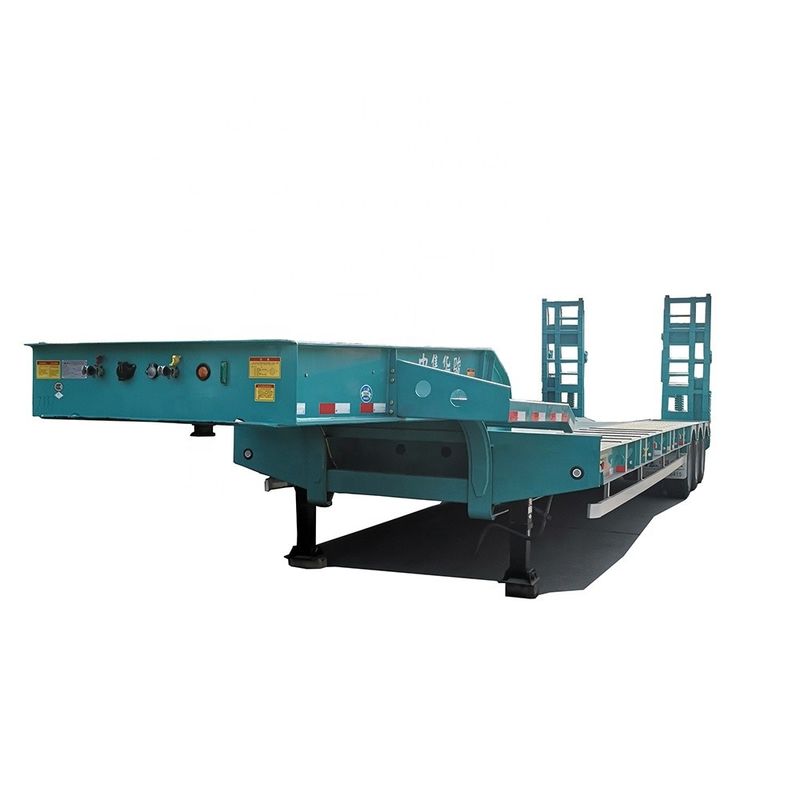 CIMC HUAJUN Lowboy Lowbed Trailer per strade non asfaltate e terreni accidentati
