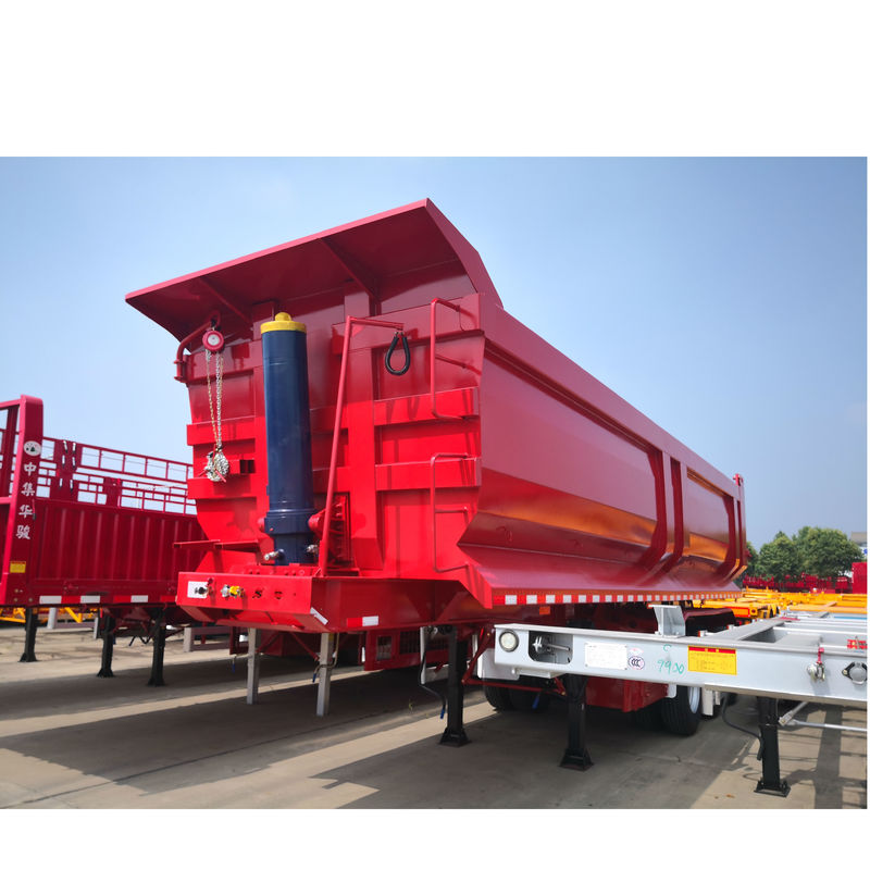 Miglior 57CBM ATV Tipping Trailer di CIMC con 13TON FUWA e 12R22.5 pneumatici