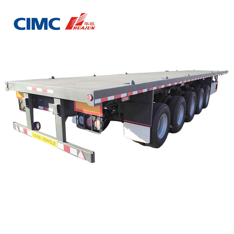 CIMC HUAJUN 5 assi rimorchio piatto perfetto per vari trattori nel mercato africano