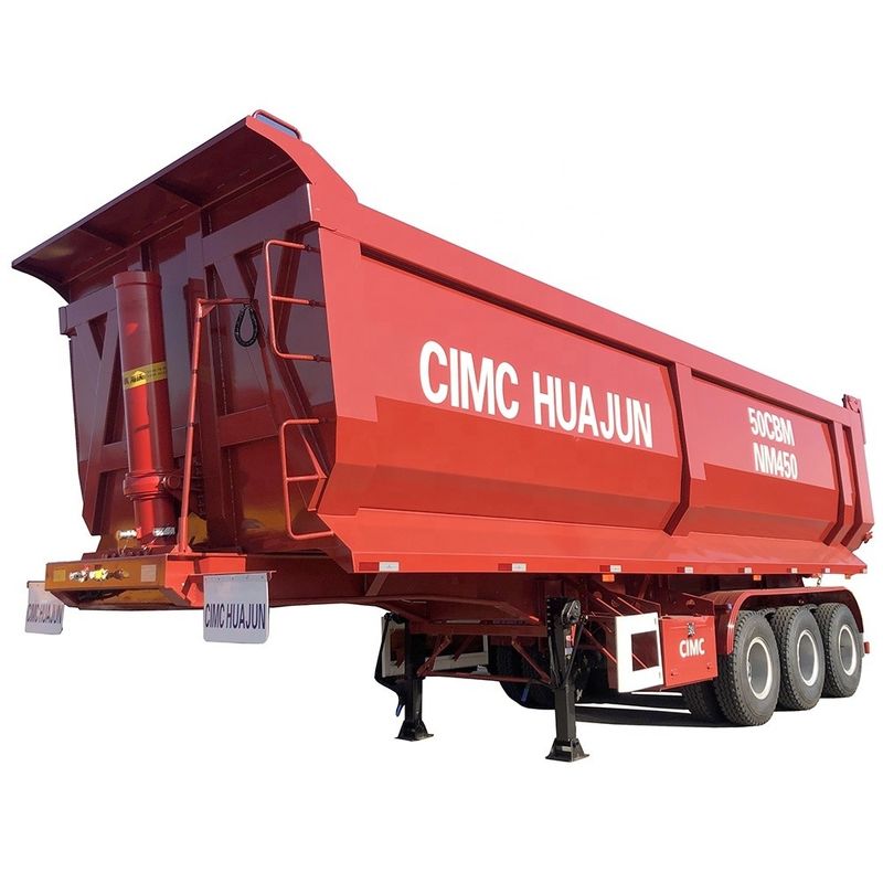 Trailers per scarico di merci sfuse a sospensione meccanica a forma di U