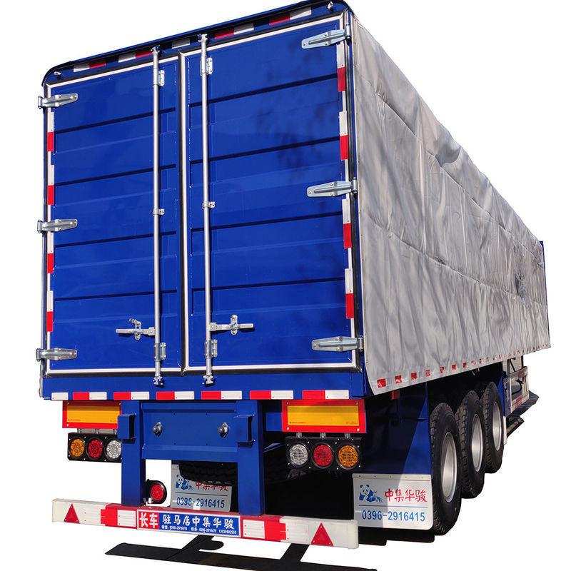 Camion rimorchio 13000 * 2500 * 3320 Acciaio q345 Acciaio per fascio I CIMC HUAJUN Semi rimorchio laterale tenda